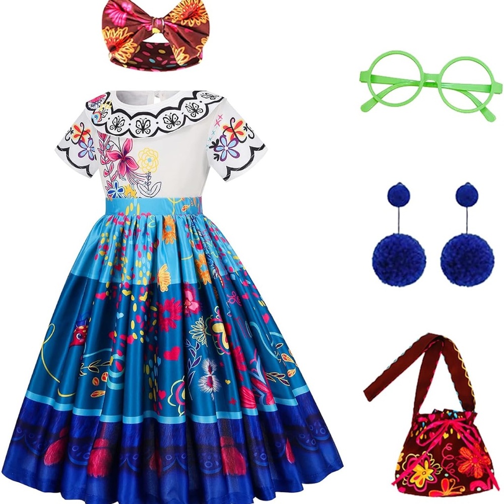 BRAND NEW Disney Encanto Mirabel costume with accessories